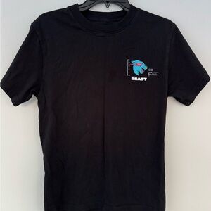 Mr.Beast Black Graphic T-Shirt